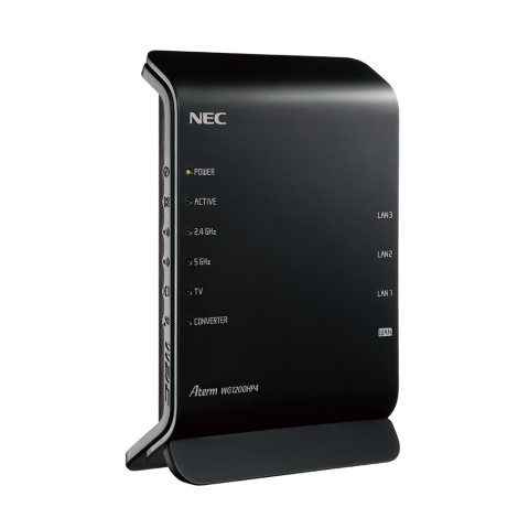 無線LANアクセスポイント（Wi-Fiルーター） NEC Aterm WG1200HP4 ...